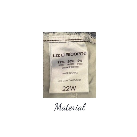 Liz Claiborne Jeans Women's - Size 22W - Comfy and Cozy - Picture 10 of 10